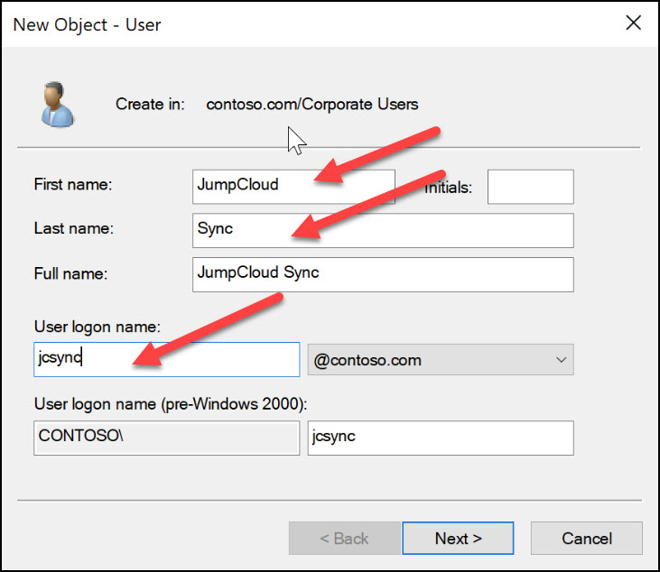 Configure the Active Directory Integration - JumpCloud