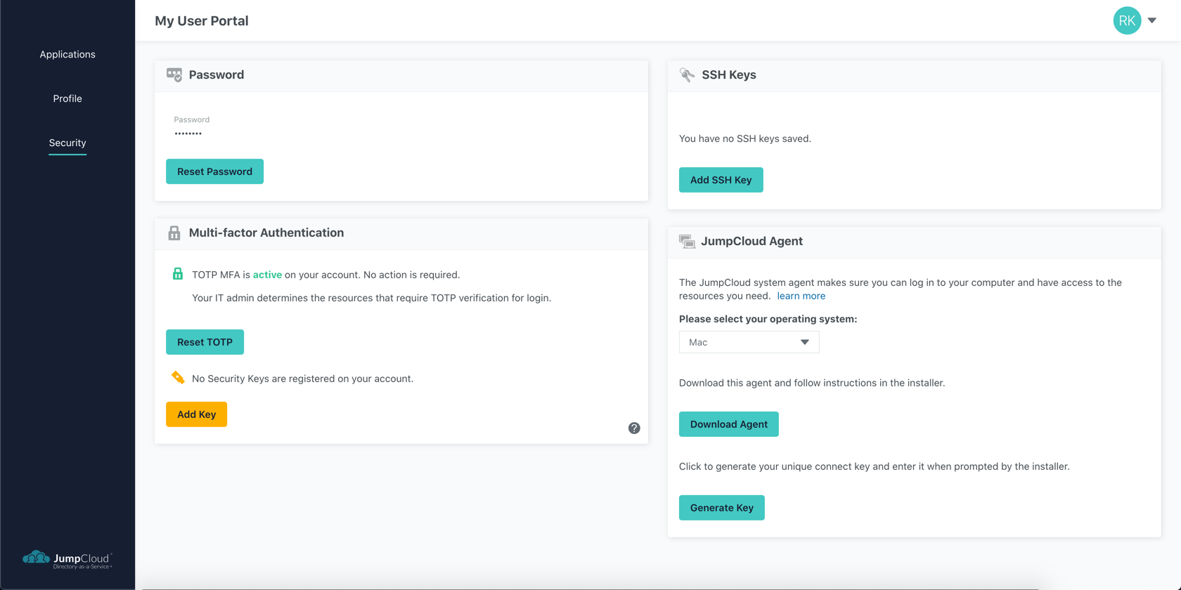 Getting Started with the JumpCloud User Interface